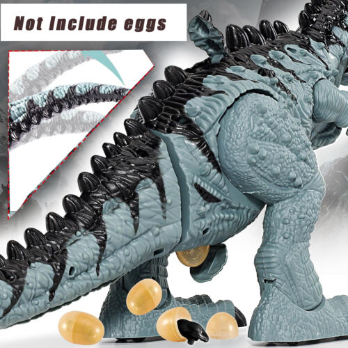 Kinder Spielzeug Tyrannosaurus Dinosaurier Rex Dino mit Gehen Brüllen Licht DHL - Bild 8 von 12
