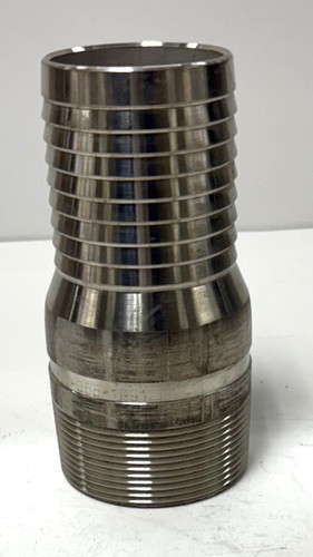 DIXON KING CRIMP STYLE THREADED END COMBINATION NIPPLE RST25 316 STAINLESS STEEL