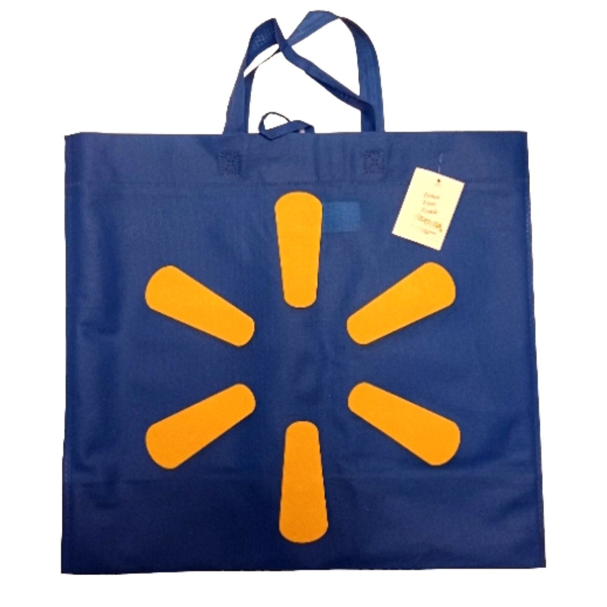 Walmart Farmers Market Reuseable White Shopping Bag 10 Bags Lot