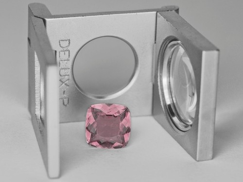 IGI Certified SRI LANKA Spinel 2.16 Cts Natural Untreated Soft Pink Cushion - Picture 5 of 9