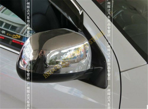For Mitsubishi ASX Outlander Sport 10-2015 2x Plate Rearview Mirror Cover Trim k - Picture 3 of 6