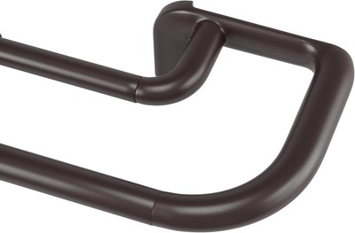 Umbra Twilight Double Rod Set   Wrap Around Design is Ideal for Blackout Room