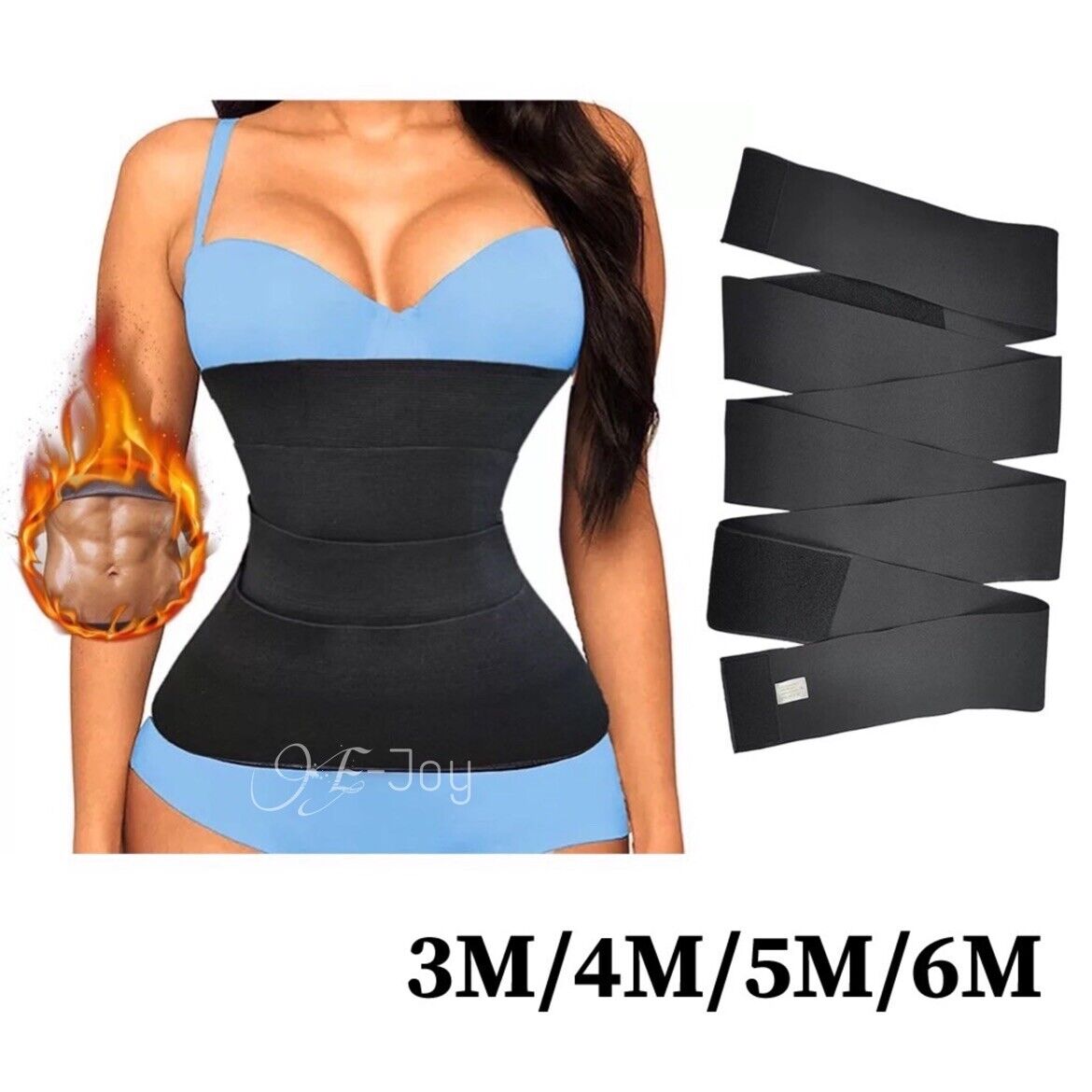 Elastic Waist Trainer Belt Snatch Me Up Bandage Wrap Tummy Slimming Body Shaper