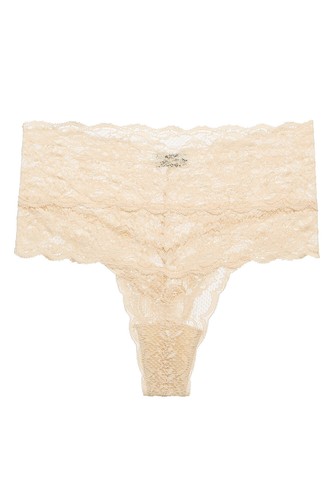 CLEARANCE - Cosabella Never Say Never High Rise Thong in Blush - S/M, M/L
