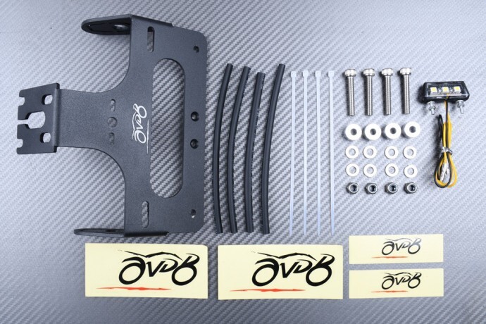 Support de plaque d'immatriculation premium usiné CNC pour Kawasaki ZX6R
