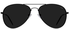 Premium Polarized Classic Aviator Sunglasses, Lightweight Frame, 63mm Lenses,