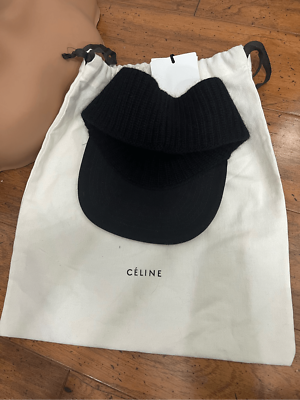 Celine logo visor sun visor hat cap | eBay display picture 3