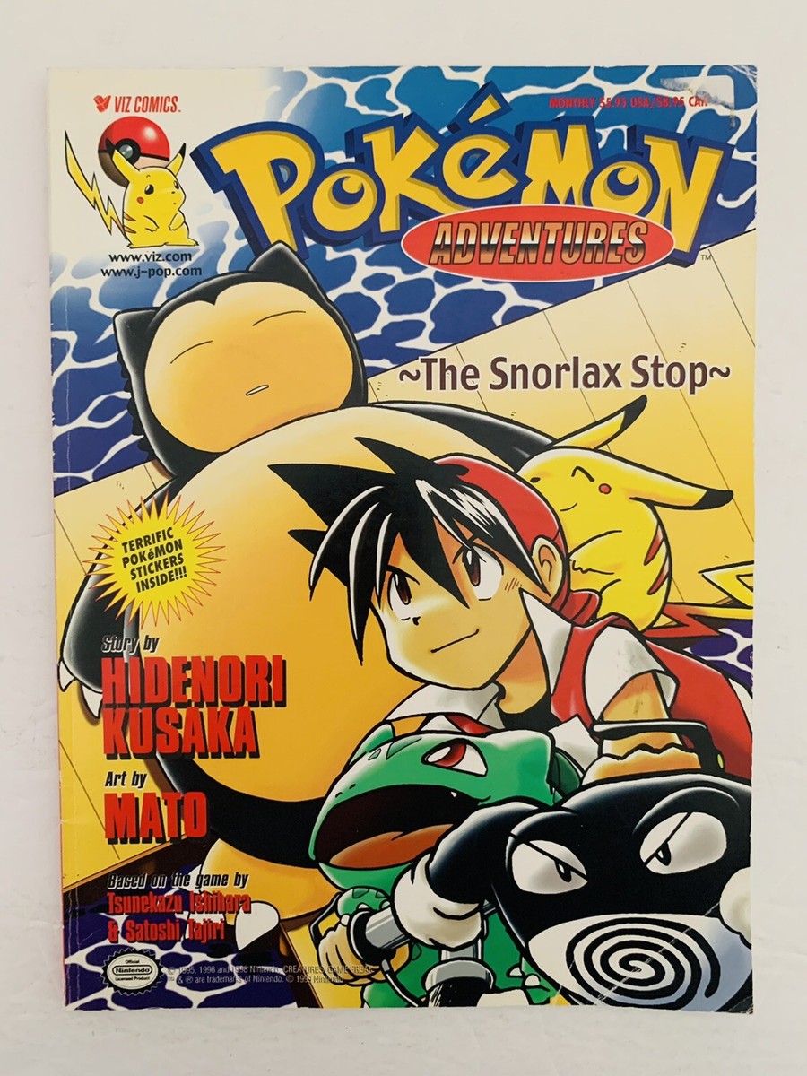 Pokémon Adventures The Snorlax Stop Vintage 1999 Comic Book