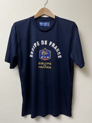 Equipe De France Men s Short Sleeve Soccer Futbol Dri Fit Shirt Men s XLarge 