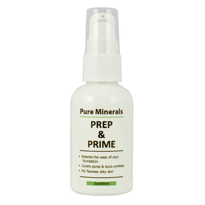 Pure Minerals Prep & Prime Foundation Primer Clear 2.0 FL. OZ. 60 ml