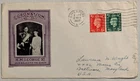 FDC Great Britain # 235 - 236 - George VI Coronation - Ioor Cachet - 5/12/1937