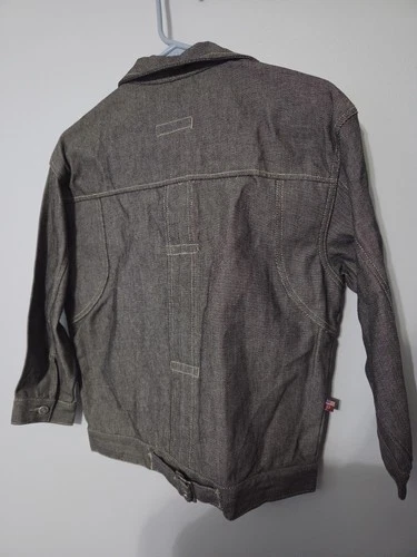 Propain Urban Culture  Mens  Black Denim Front Button Jacket Cotton Longsleeve M image 4