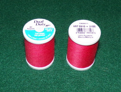 Coats & Clark, Dual Duty All Purp Polyester Thread, 250 yds, Chili Pepper (2100)