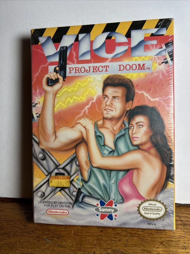 (Factory SEALED) Vice: Project Doom (Nintendo Entertainment System, 1991) RARE! - Image 2 of 4