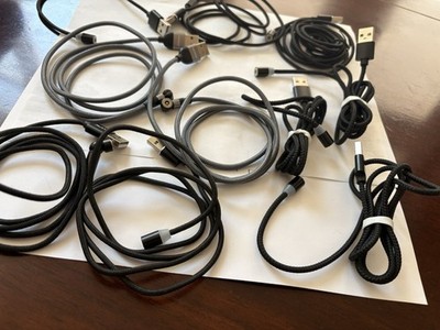 Magnetic Cables/Connectors TOPK USB-C iPhone 8-14 micro Smartphones Lot