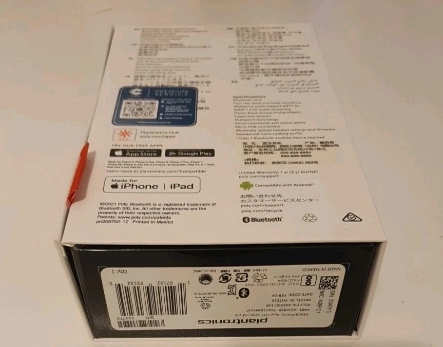 Genuine Plantronics  Voyager 5200 Bluetooth Headset System  - Image 2 of 3