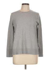 Free Assembly Women Gray Sweatshirt L