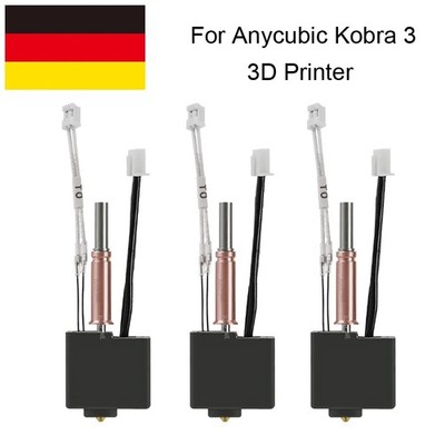 1/2/3pcs Hotend Kit Heatbreak für Anycubic Kobra 3 Düsen Druckkopf 3D-Drucker DE