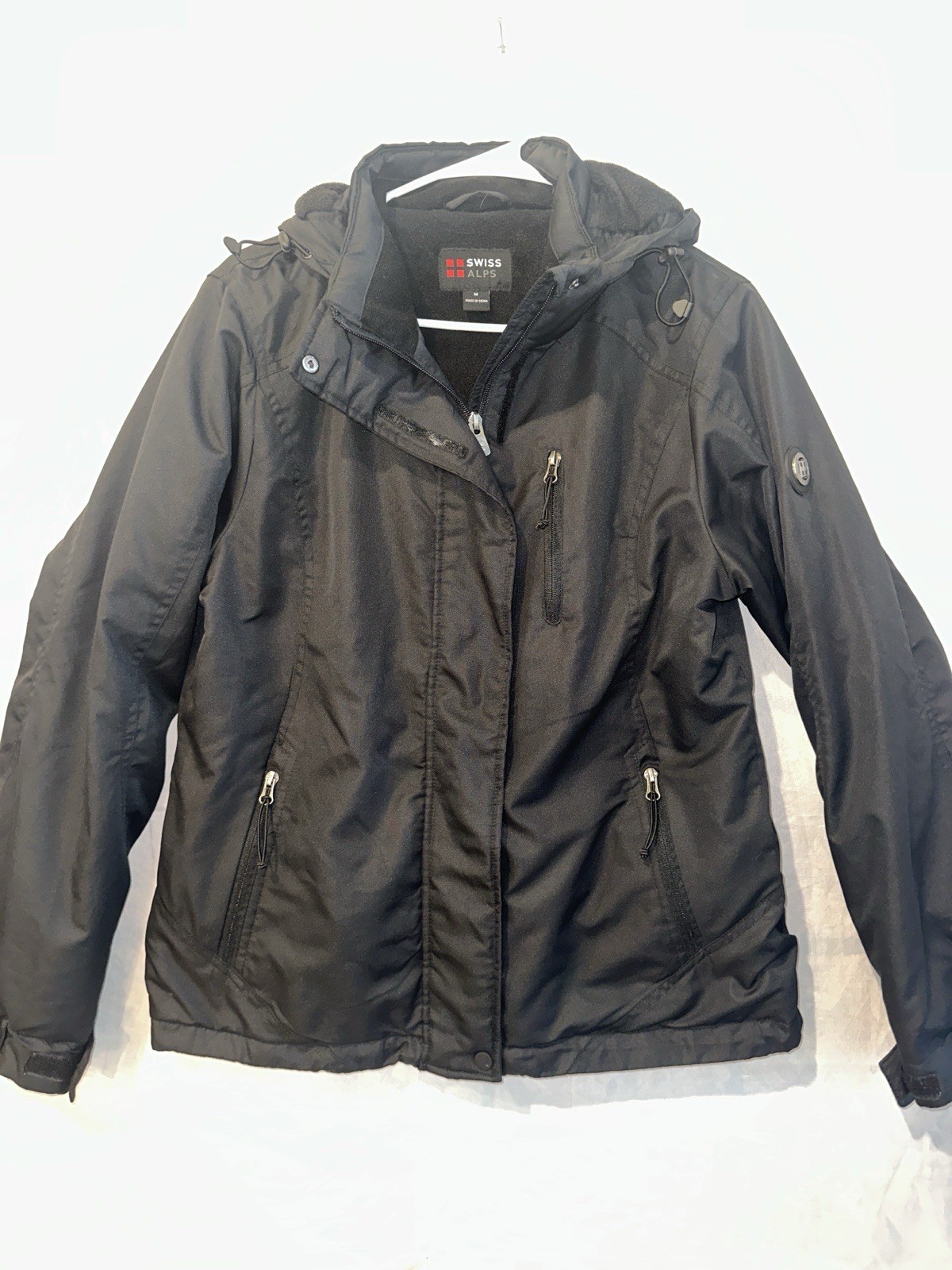 Swiss Alps Waterproof Insulated Ski Jacket for Men Size M Warm Winter Coat  