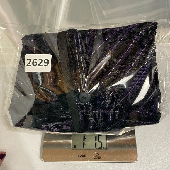 Patchwork Reversible Jacket Purple Black Brocade … - image 15