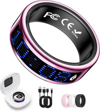 Smart Ring for Women  Men, Fitness  Health Tracker with Display Screen, IP68 W