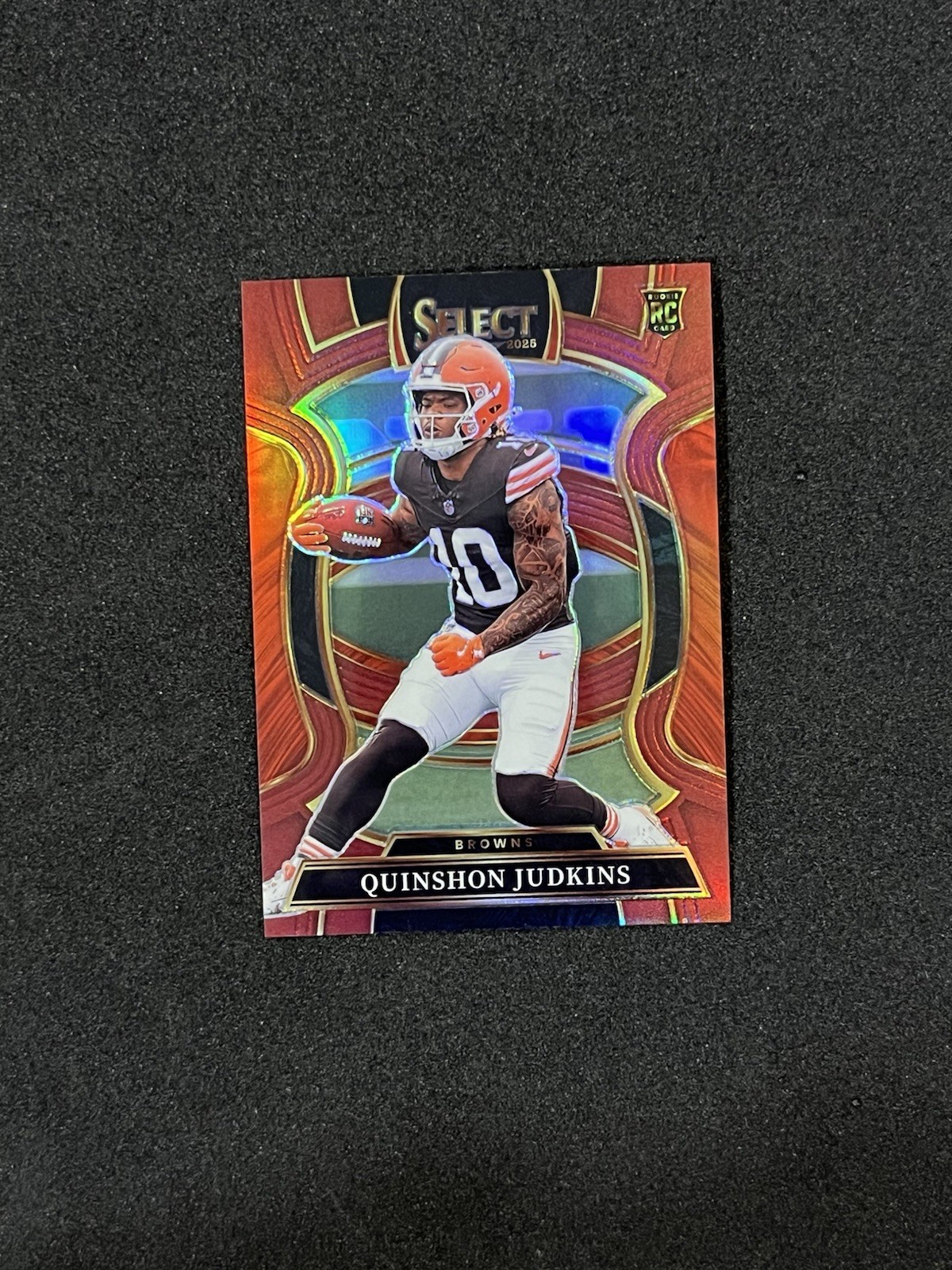 2025 Select Quinshon Judkins Concourse Maroon Prizm /149 RC Browns SP