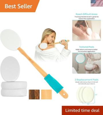 #ad Lotion Applicator for Back Feet 17.5quot; Self Washer Beauty Shower Sponge Lo... $29.99