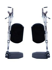 Wheelchair Legrest, Footrest Assy Hemi Spacing Black Vinyl Calfpap RP2750412