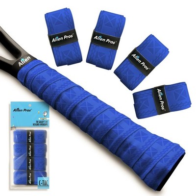 Blue Tennis Racket Tape Set, 4 Pack