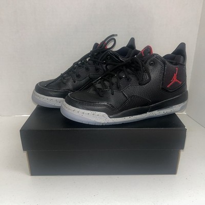 Jordan Courtside 23 Black Particle Grey Youth Size 4 Nike AR1000-023