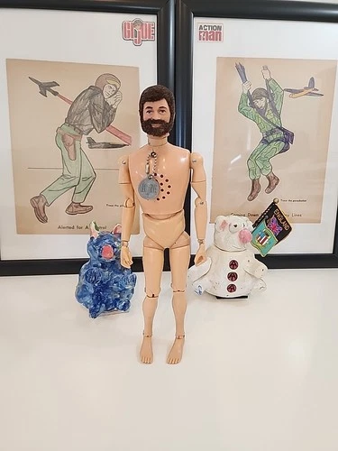 VINTAGE GIJOE TALKING COMMANDER 1970S HASBRO ORIGINAL TALKS GREAT  !!!