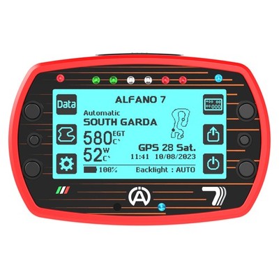 Alfano 7 GPS Kart Lap Timer / Data Logger (1 Temp) Inc C50 CHT Sensor