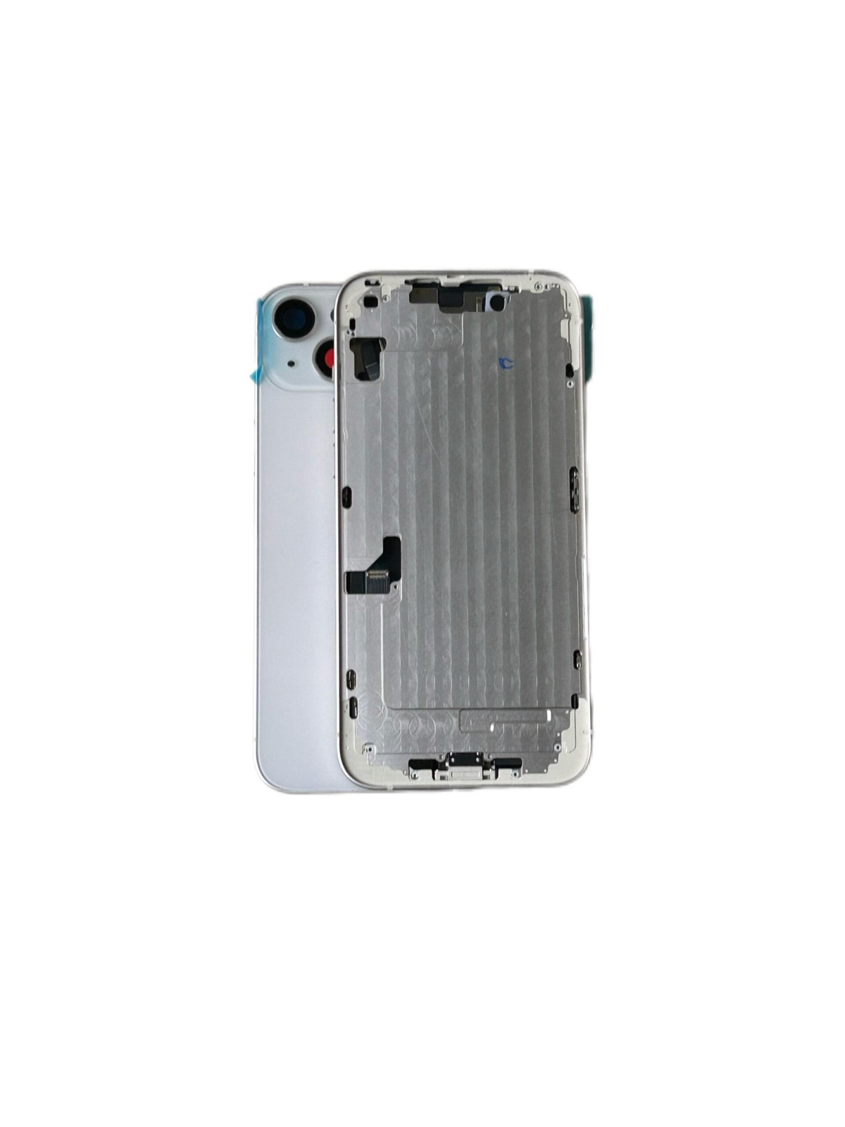 Châssis complet iPhone 14 Plus blanc argent avec nfc et vitre arrière