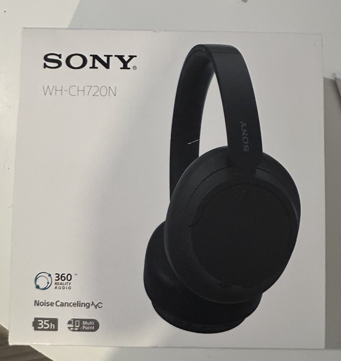 Sony WH-CH720N Noise Cancelling Wireless Bluetooth Headphones Brand New Black