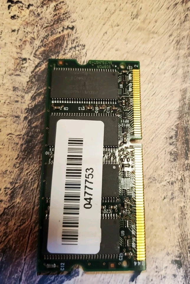 Elpida MC-4516CD642XS-A75 128MB SDR PC-133 Random Access Memory RAM - Image 3 of 3