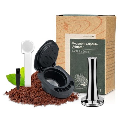 Reusable Capsule Adapter for Dolce Gusto, Refillable Coffee Capsule Adapter C...