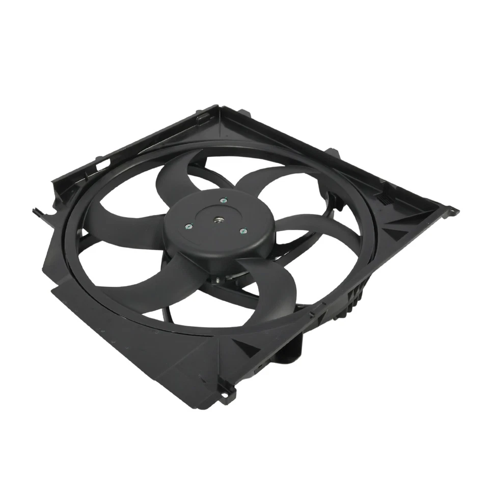 Radiator Cooling Fan Assembly for BMW X3 2004-2010 3.0L 2004 2005 2011 2.5L Foto 3 de 4