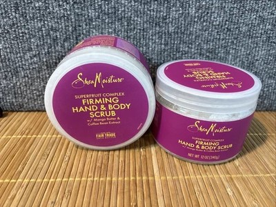 SheaMoisture SuperFruit Complex Firming Hand & Body Scrub 2 PACK