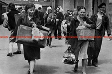F020074 Departure Russian forced laborers to Germany Railway station Russia 1943