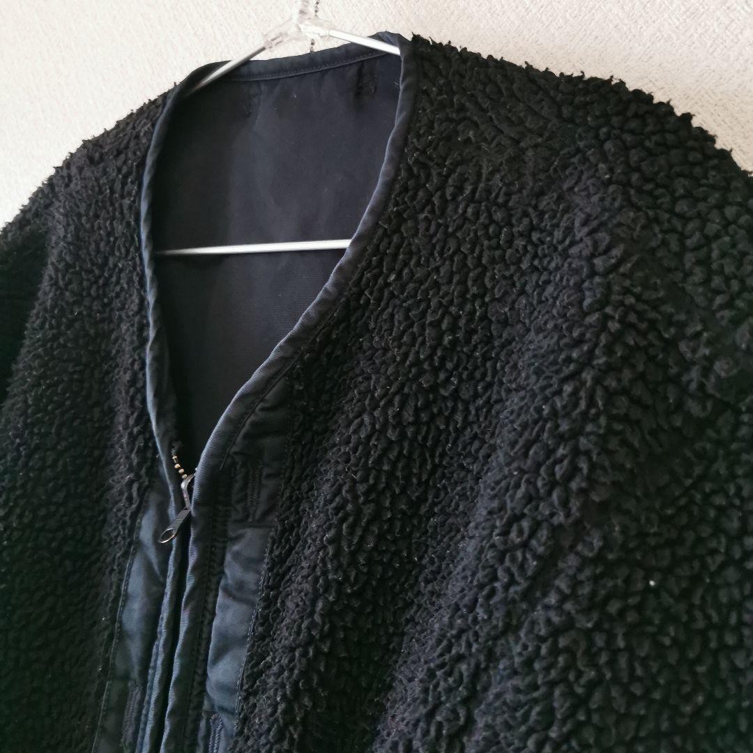 Schott Collarless Boa reversible Jacket Blouson M… - image 8