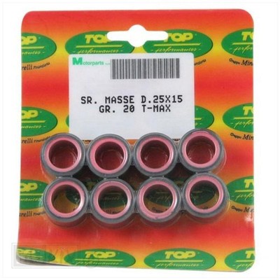 Variorollen-Set 25×15mm 17,0g (8 Stück) Variomatikrollen Rollensatz