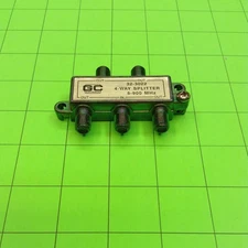 Television Gc Electronics 32-3022 5-900MHZ, 4-WAY Splitter Coupling Connector