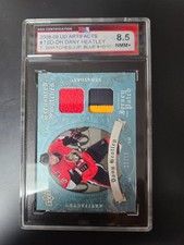 2008-09 ARTIFACTS TREASURED SWATCHES BLUE /10 #TSD-DH DANY HEATLEY KSA NMM+ 8.5