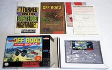 Super Off-Road: The Baja (Super Nintendo 1993) Complete w/Box Manual & Reg Card!