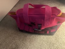 Trader Joe's Mini Insulated Tote Hot Pink Lunch Bag 1.5 Gal NEW Reusable