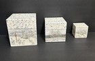3 piece Set, Bob's Boxes, A Winter’s Day by Sherri Buck Baldwin, Nesting Box Set