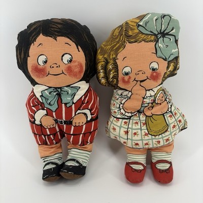 Vintage Dolly Dingle Cambell s Soup Cloth Dolls Produced By Dean's Rag Books