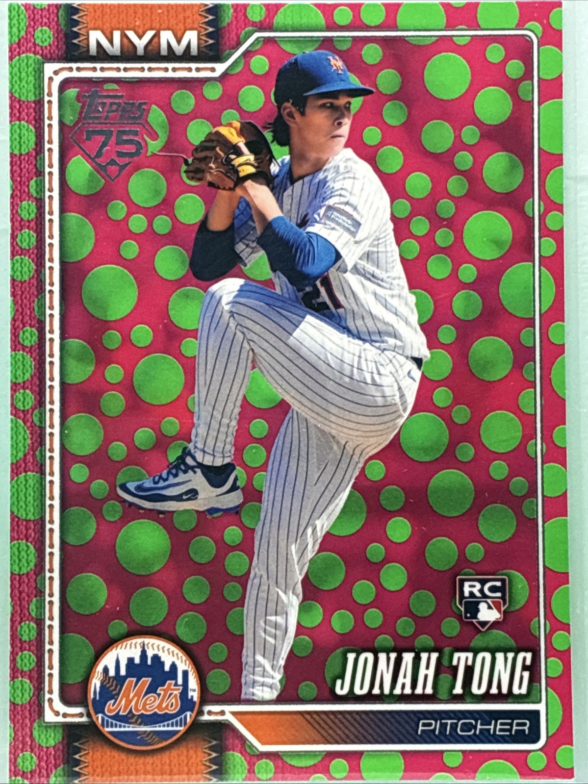 2026 Topps Series 1 - Jonah Tong #4 Easter Egg Pattern (RC)