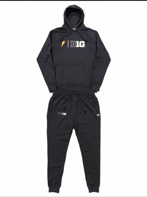 #ad Black Hoodie amp; Joggers Big 10 size XXL $25.00