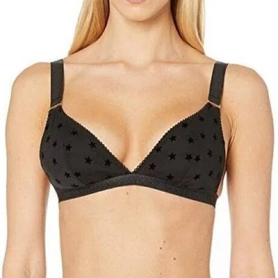 NWT Stella McCartney Betty Twinkling Soft Cup Triangle Bra Star Lounge Sz L